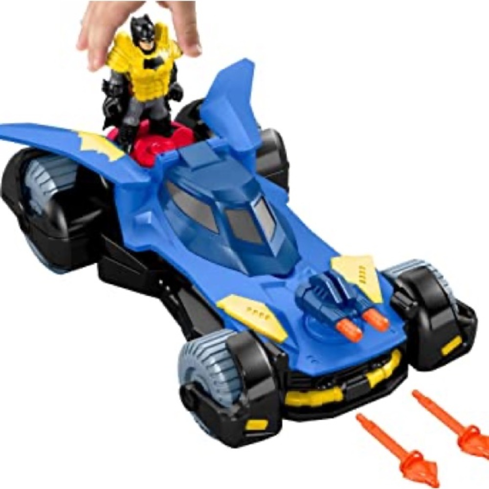 Imaginext Batmobile Car & Batman Character Fisher Price DC Super Friends